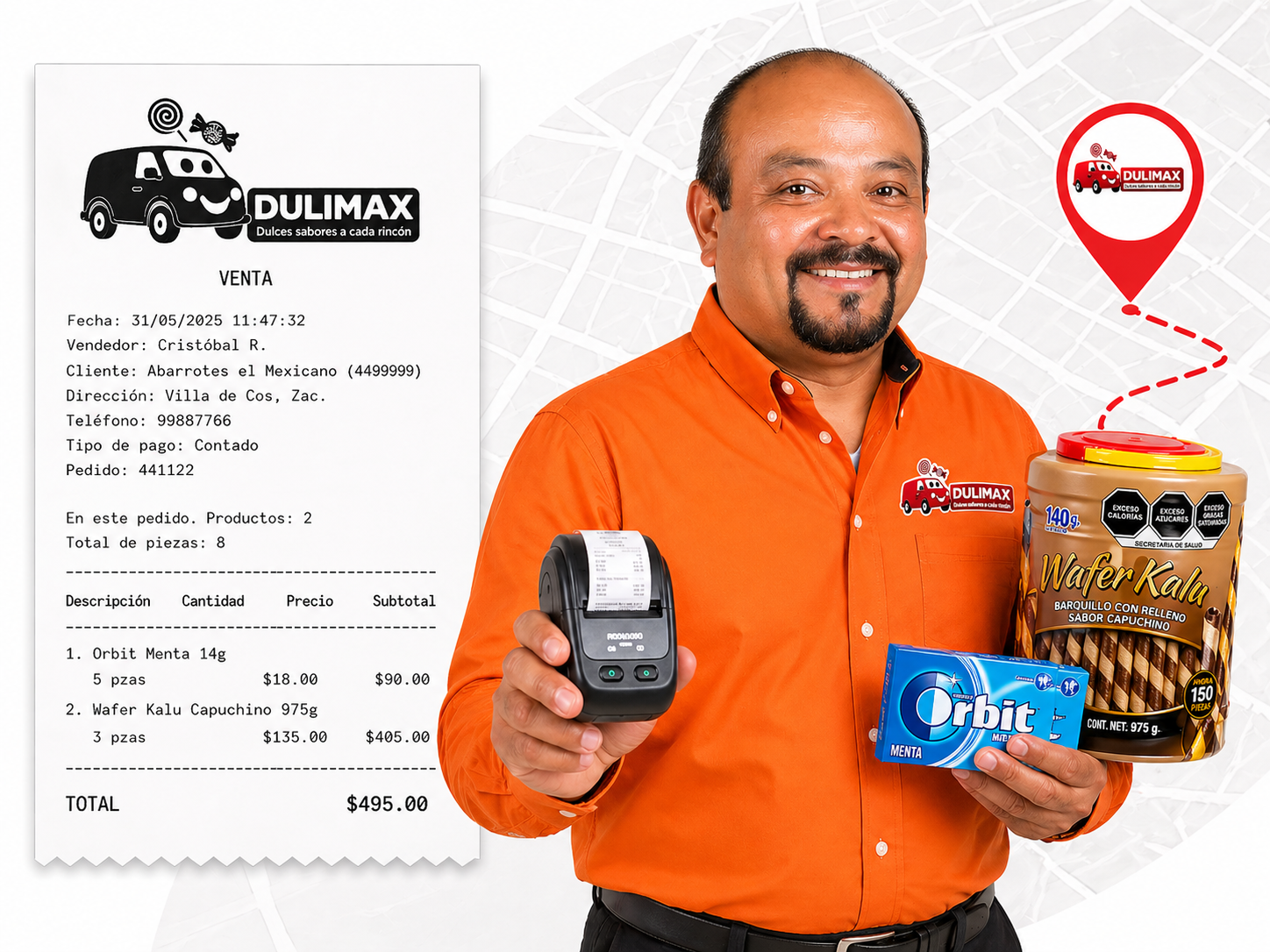 Distribución Dulimax